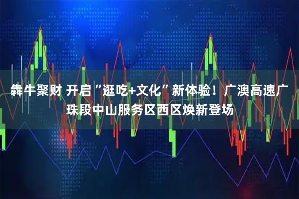 犇牛聚财 开启“逛吃+文化”新体验！广澳高速广珠段中山服务区西区焕新登场
